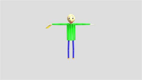 Baldi - Download Free 3D model by cartoonrockstar4 [444c1ef] - Sketchfab