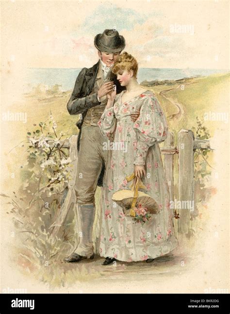 19th Century Victorian Couple Painting Hi Res Stock Photography And