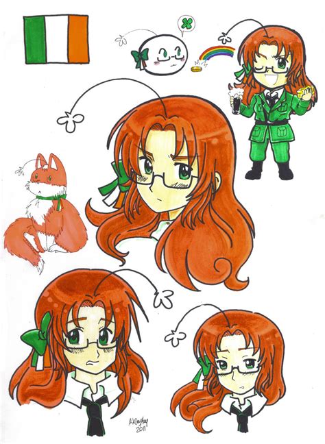 Ireland Oc Aph Anime Style By Kwessels On Deviantart