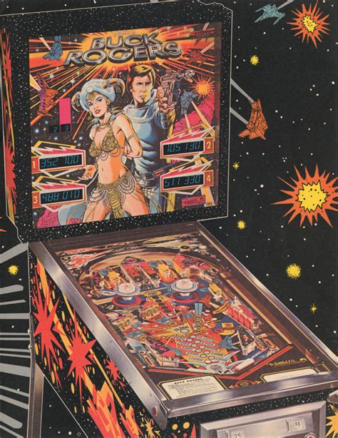 Buck Rogers Gottlieb Pinball 1980 USA The Arcade Flyer Archive