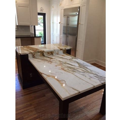 Calacatta Gold Marble Countertop Vanity Top From China