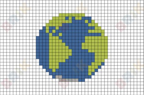 Planet Earth Pixel Art Pixel Art Pixel Art Templates Pixel Art