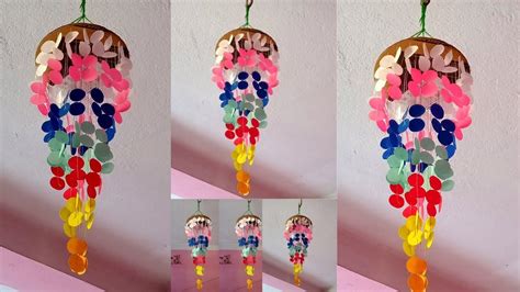 Paper Jhumar Making At Home Handmade Wall Hanging Idea Diy Project