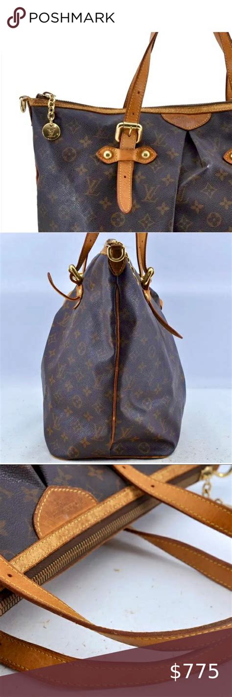 Authentic Louis Vuitton Monogram Palermo Gm Shoulder Tote Bag M40146 Lv G5332 Shoulder Tote