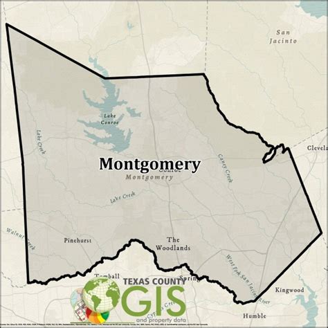 Montgomery County Shapefile and Property Data - Texas County GIS Data