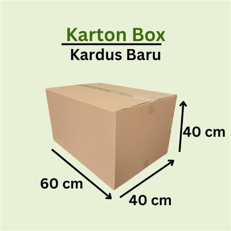 Jual Kardus Karton Box Besar 60x40x40 CM Dus Packing Packaging Pindahan