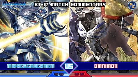 MIrageGaogamon Vs Omnimon DNA BT 17 Matchplay Commentary YouTube