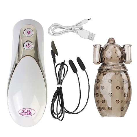 Ikoky Erotic Rechargeable Penis Vibrators Sex Toy For Men Glans Trainer