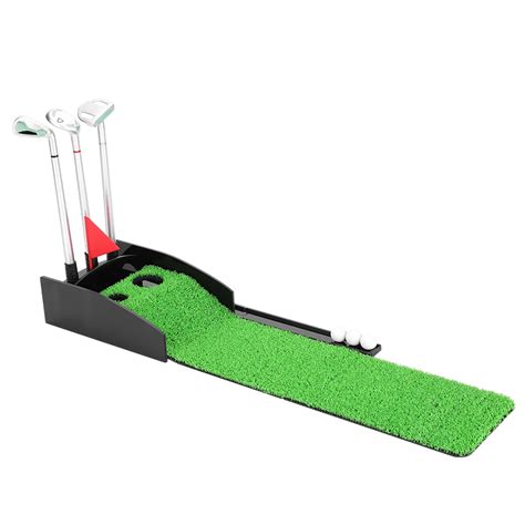 OTVIAP Mini Desktop Golf Clubs Putter Pen Kits Set With Flag Grass ...