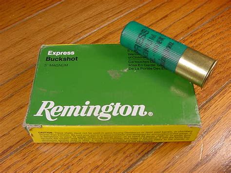 Box Of Remington Express 12 Gauge 3 Inch Magnum 000 Buckshot 12 Ga For