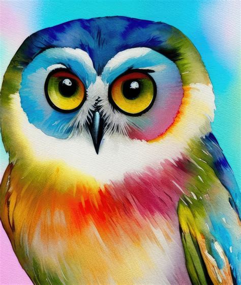 Watercolor Owl – Honest Fabric