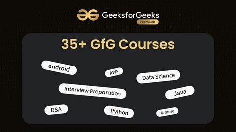 Courses Only With Geeksforgeeks Premium Dsa Languages Front End