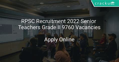 Rpsc Recruitment Senior Teachers Grade Ii Vacancies Latest