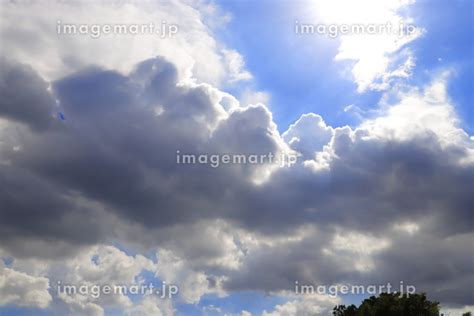 夏の青空と積乱雲の写真素材 194594718 イメージマート