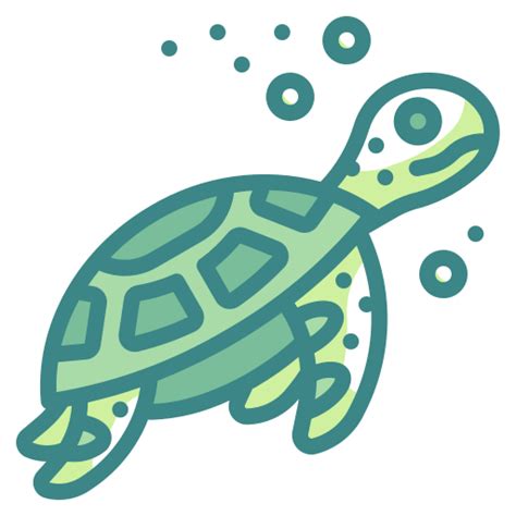 Sea turtle Wanicon Two Tone icon