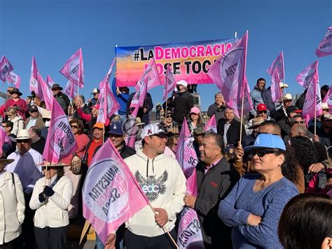 Realizan Marcha “por Nuestra Democracia” Protestan Contra Reformas De Amlo Entrelineas