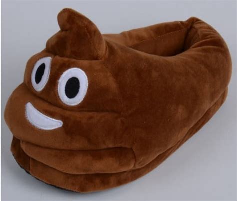 Poop Emoji Emoticon Big Comfy Slippers | Tech Import World