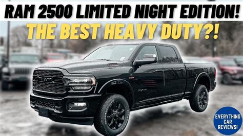 2022 Ram 2500 Limited Night Edition Full Review Is It The Best Heavy Duty Truck Youtube