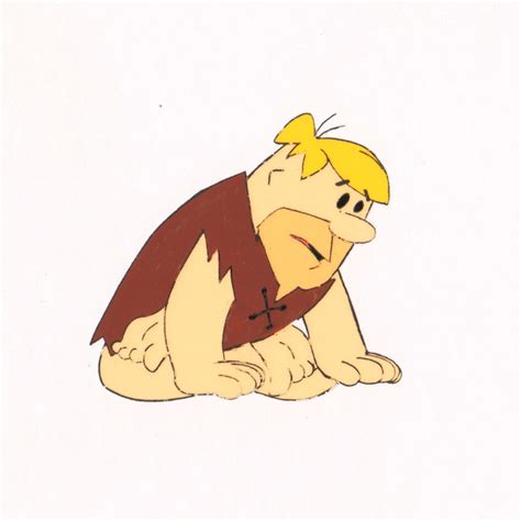 Flintstones Barney Rubble Animation Cel Hanna Barbera B17 Animation Cel Animation Flintstones