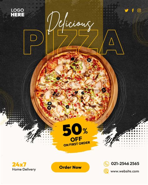 Food Poster Template Free FreeGraphica