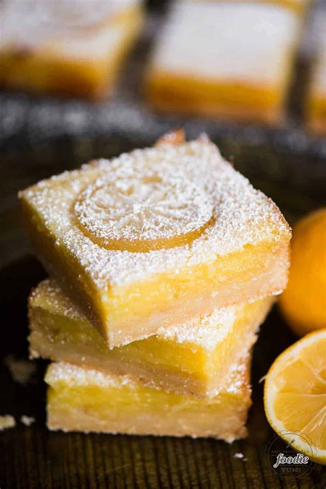 The Best Homemade Lemon Bars Recipe Self Proclaimed Foodie