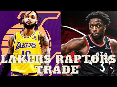 Lakers Raptors Trade Gary Trent Jr Og Anunoby Youtube