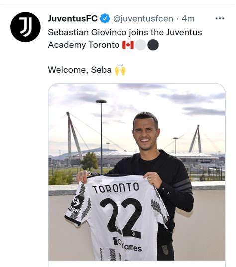 Ex Juventus star, Sebastian Giovinco return to the club as Academy ...