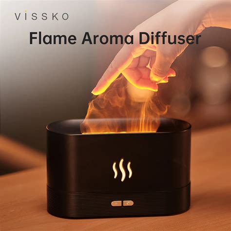 Vissko Aroma Diffuser Ml Air Humidifier Ultrasonic Aromatherapy Cool