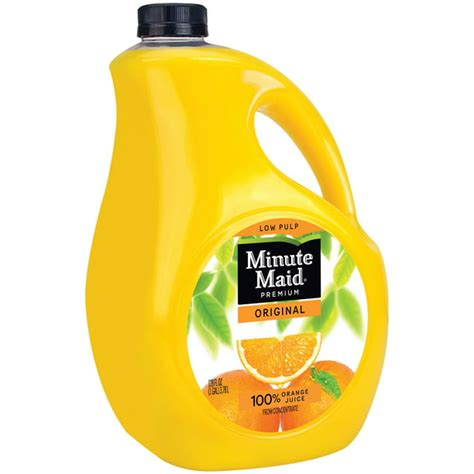 Minute Maid Premium Original 100 Juice Orange 128 Fl Oz