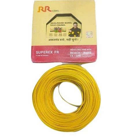 1sqmm RR Kabel Superex FR Flame Retardant Wire At Rs 1600 Roll RR