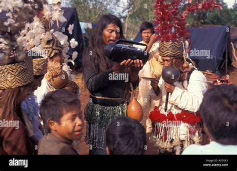 Brazil Guarani Kaiowas Indigenous People Natives Record Their Songs