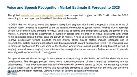 Ppt Voice And Speech Recognition Market Share Size Trends Industry