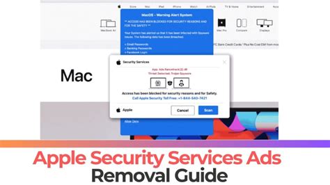 Apple Security Services Scam Pop Ups Mac Removal