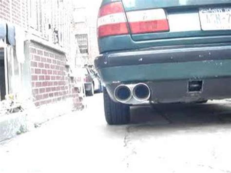 BMW E34 525i With Magnaflow 14807 YouTube