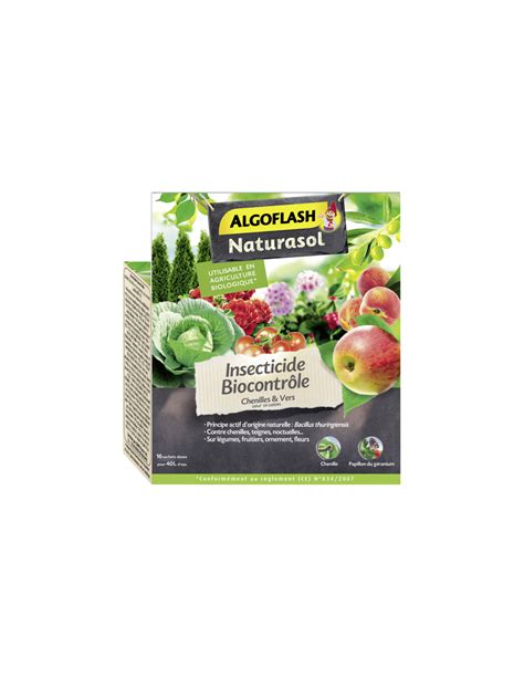 Algoflash Naturasol Insecticide Biologique Polyvalent Vers Et Chenilles