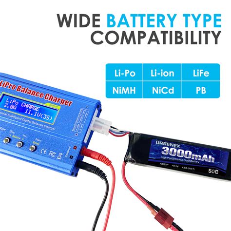 B6 Balance Charger 80w 6a Rc Battery Charger For Lipoli Ionlife Batt Urgenex Rc Hobby