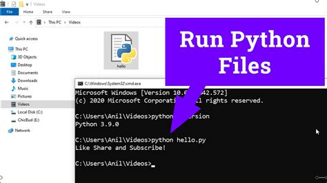 How To Run A Python Py File In Windows