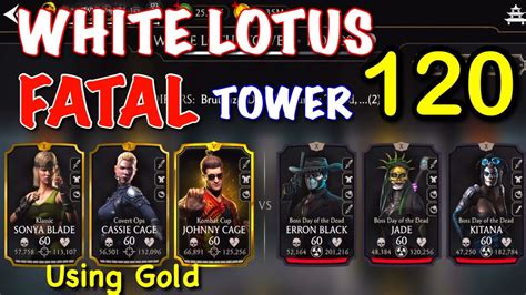 White Lotus Fatal Tower Battle 120 With Gold Gameplay Rewards YouTube