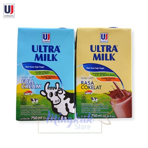 Jual Susu UHT Ultra Milk 750ml Ultra Milk UHT Cokelat Full Cream 750