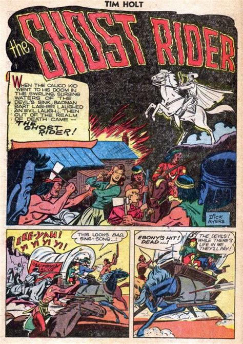 Western Comics Adventures The Original Ghost Rider Original Origin