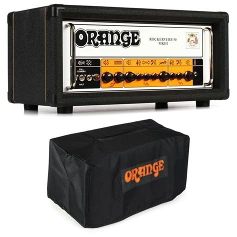 Orange Rockerverb 50 Mkiii 50 Watt 2 Channel Tube Head With Cover