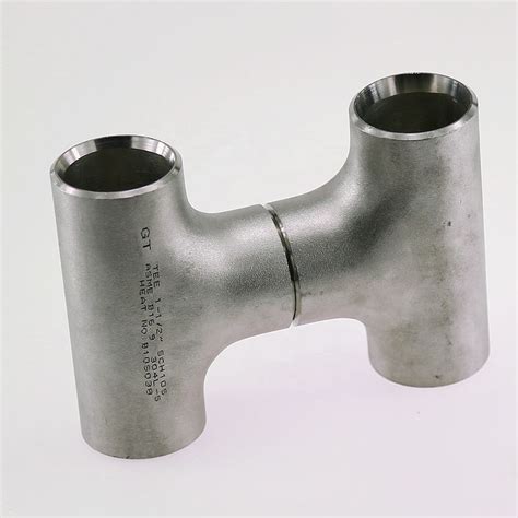 Api Din Aisi Super Duplex Butt Weld Pipe Fittings Equal Tee Reducing Shape