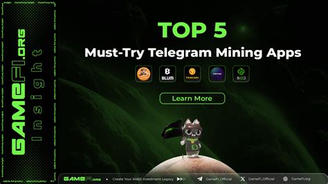 5 Must Try Telegram Mining Apps Riding The Notcoin NOT Wave