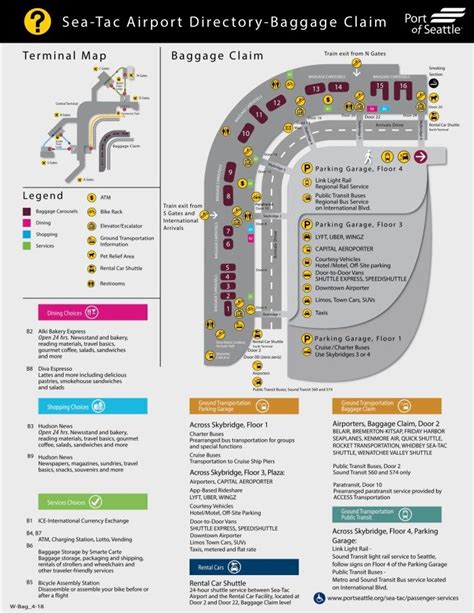 Seattle Airport Map | Seatac PDF File Download a printable Seattle ...