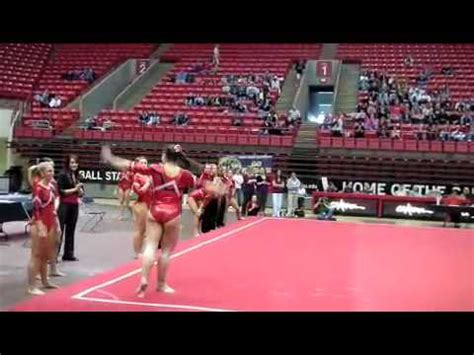 Ball State Gymnastics Vs Kent State FLOOR YouTube