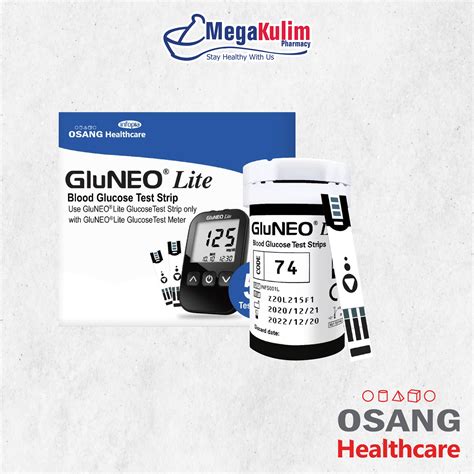 Gluneo Lite Blood Glucose Test Strips 50 S Lazada