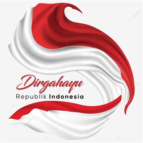 Hari Kemerdekaan Vektor Bendera Indonesia Clipart Negara Hari