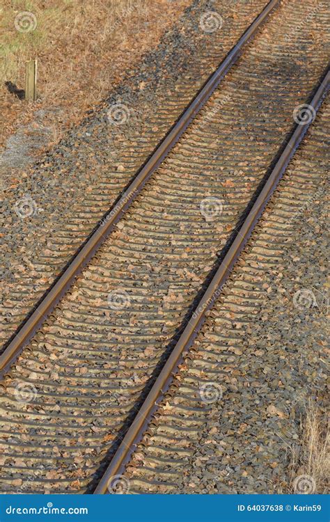 Railroad Tracks Stock Photo Image Of Rails Railroad 64037638