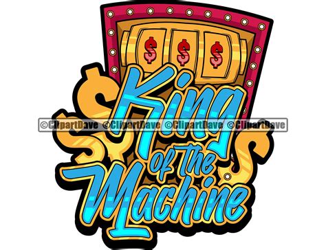 Slot Machine King SVG Design Game Lottery Lotto Luck Jackpot Etsy