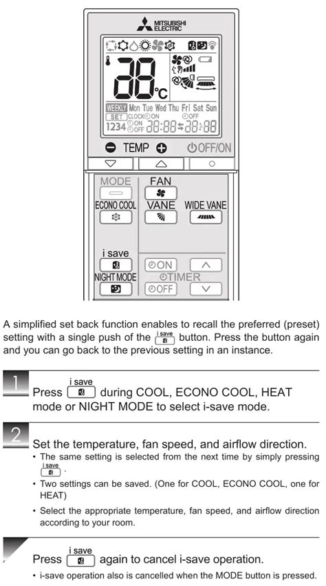 Mitsubishi Electric Air Conditioner Manual / Mitsubishi Electric Air ...